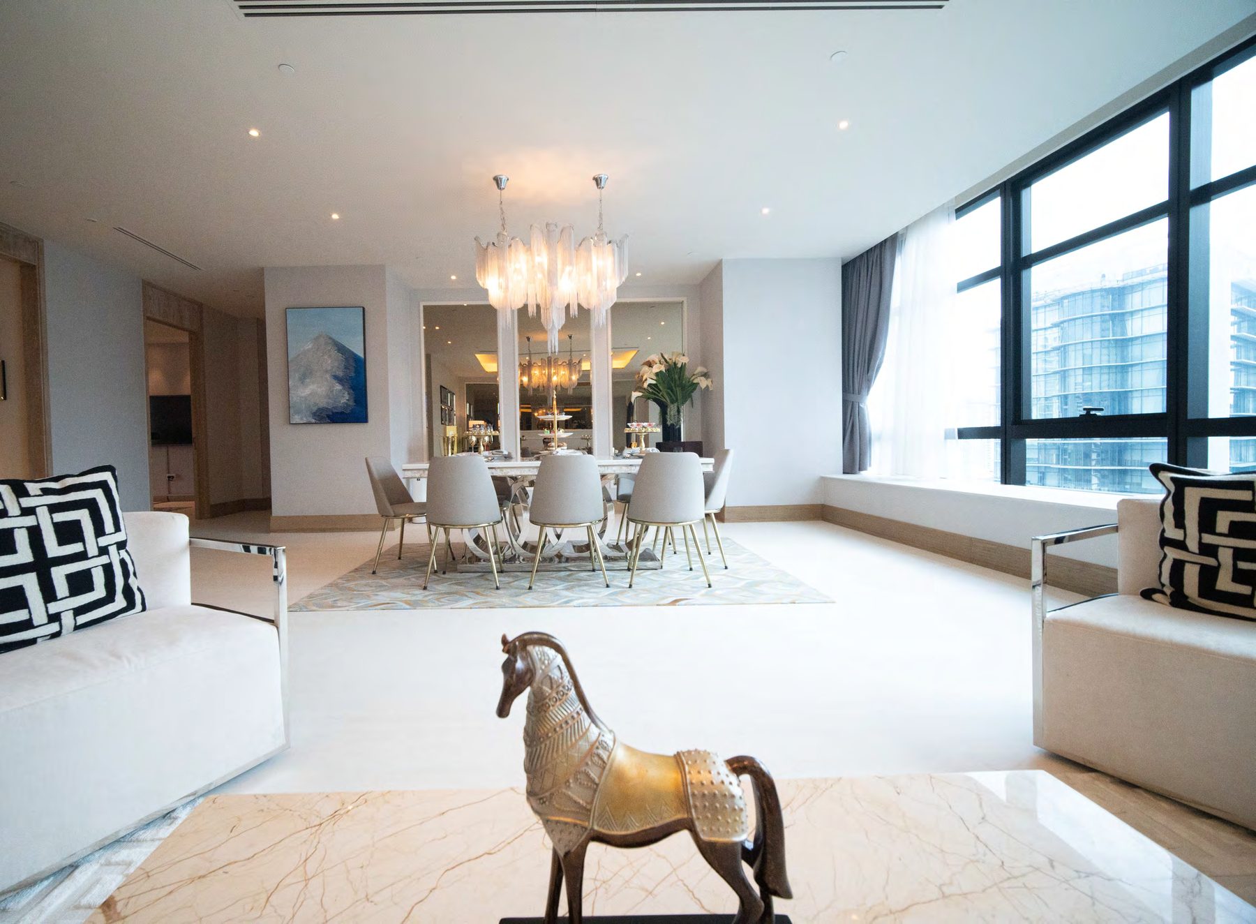 Living and dining area (showflat)