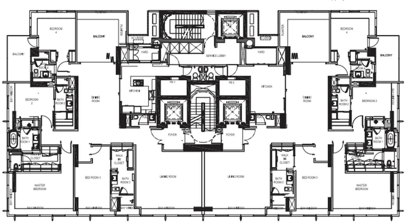 4-Bedroom · 3,057 sqft